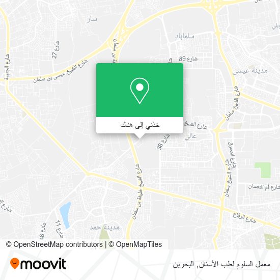 خريطة معمل السلوم لطب الأسنان