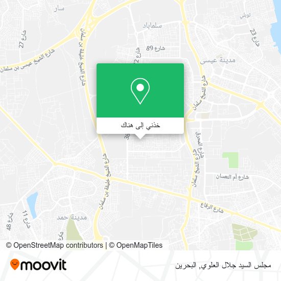 خريطة مجلس السيد جلال العلوي
