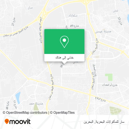 خريطة سار للمأكولات البحرية