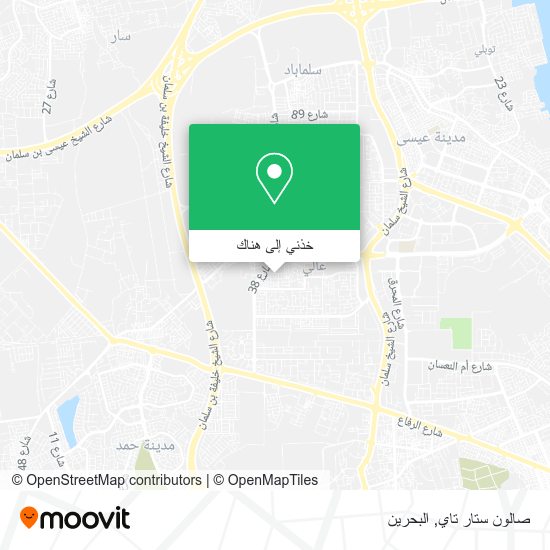 خريطة صالون ستار تاي