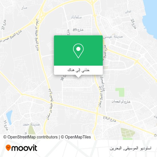 خريطة استوديو الموسيقى