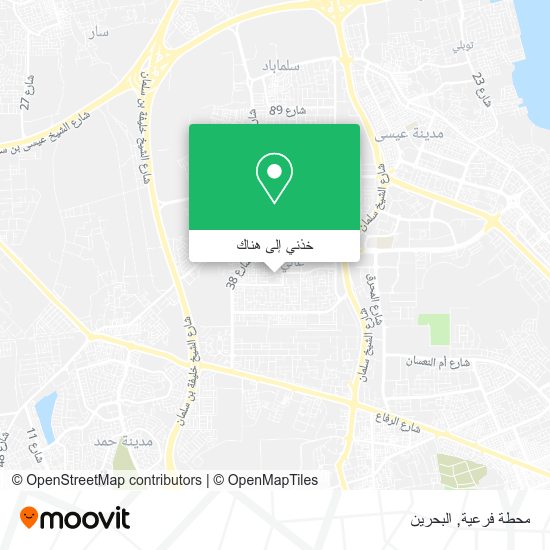 خريطة محطة فرعية