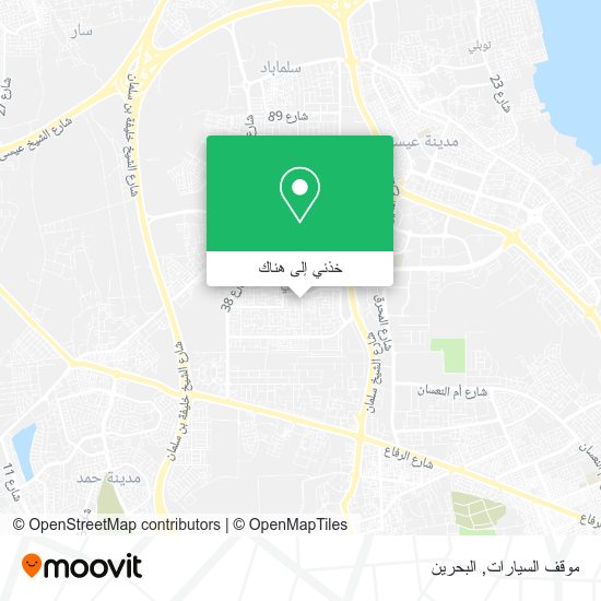 خريطة موقف السيارات