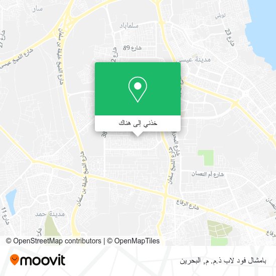 خريطة بامشال فود لاب ذ.م. م