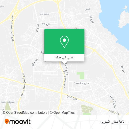 خريطة قاعة بايار