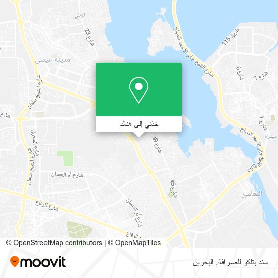 خريطة سند بتلكو للصرافة