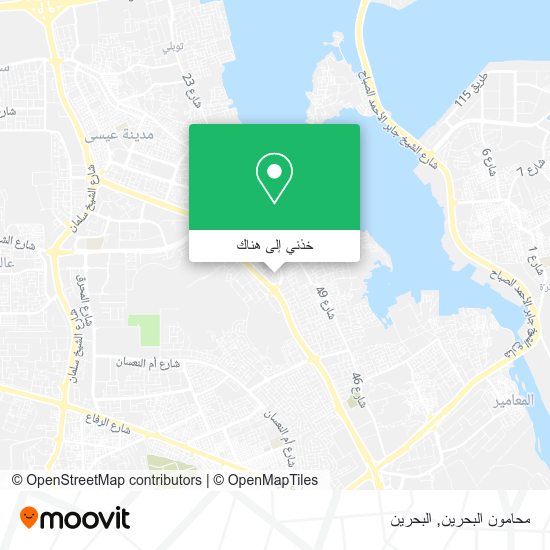 خريطة محامون البحرين