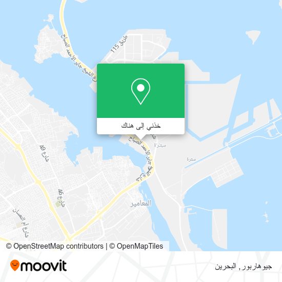 خريطة جيوهاربور