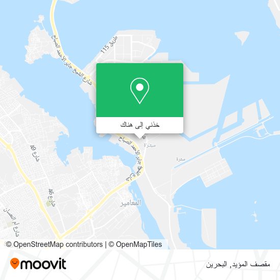 خريطة مقصف المؤيد