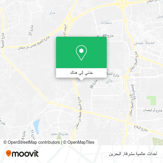 خريطة أحداث عالمية مشرقة