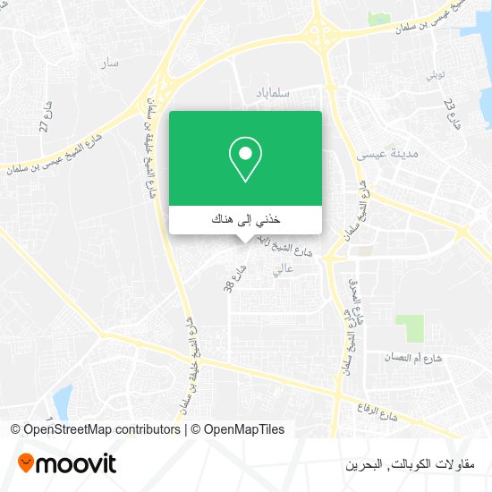 خريطة مقاولات الكوبالت
