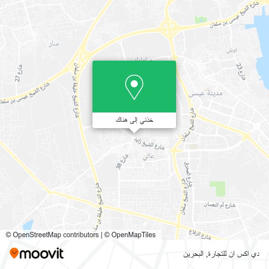 خريطة دي اكس ان للتجارة