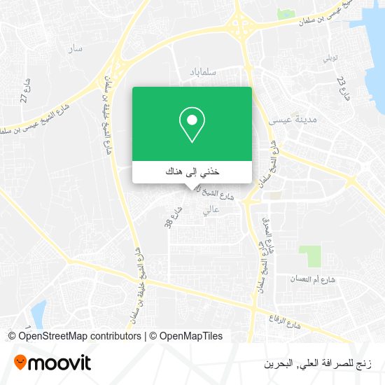 خريطة زنج للصرافة العلي