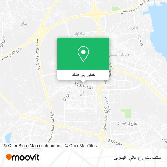 خريطة مكتب مشروع عالي