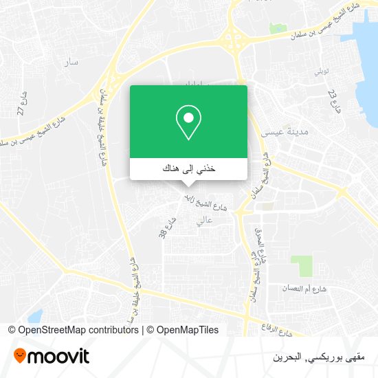خريطة مقهى بوريكسي