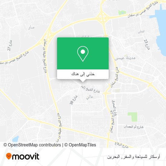 خريطة أوسكار للسياحة والسفر