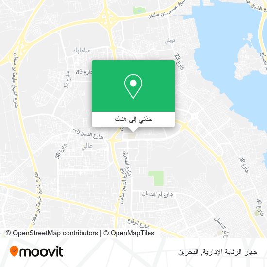 خريطة جهاز الرقابة الإدارية