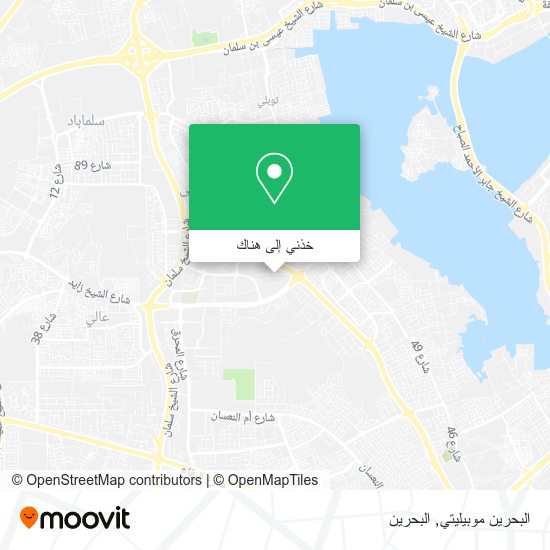 خريطة البحرين موبيليتي