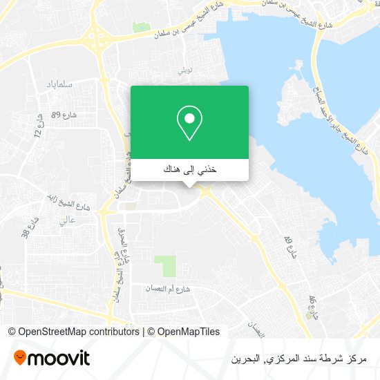 خريطة مركز شرطة سند المركزي