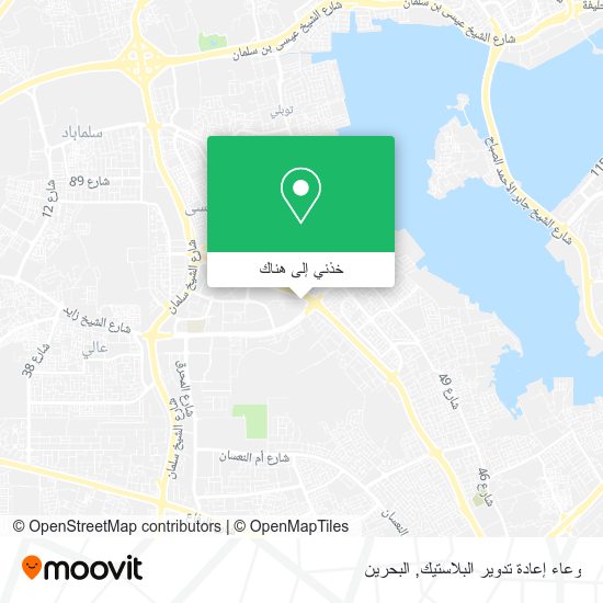 خريطة وعاء إعادة تدوير البلاستيك