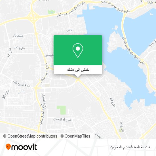 خريطة هندسة المضلعات
