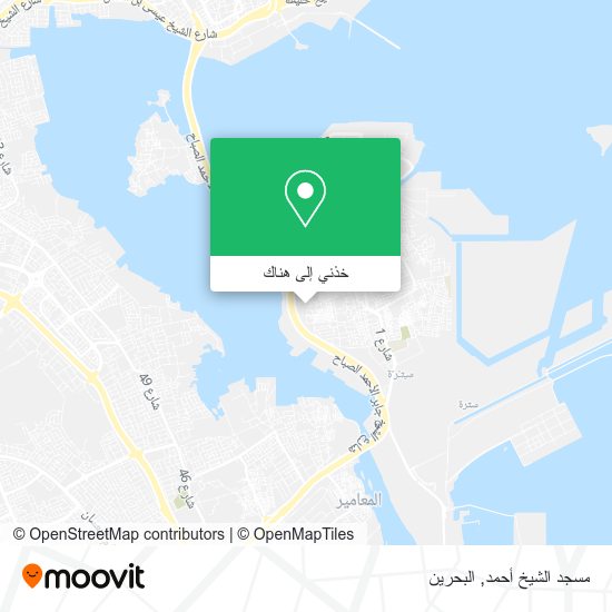 خريطة مسجد الشيخ أحمد