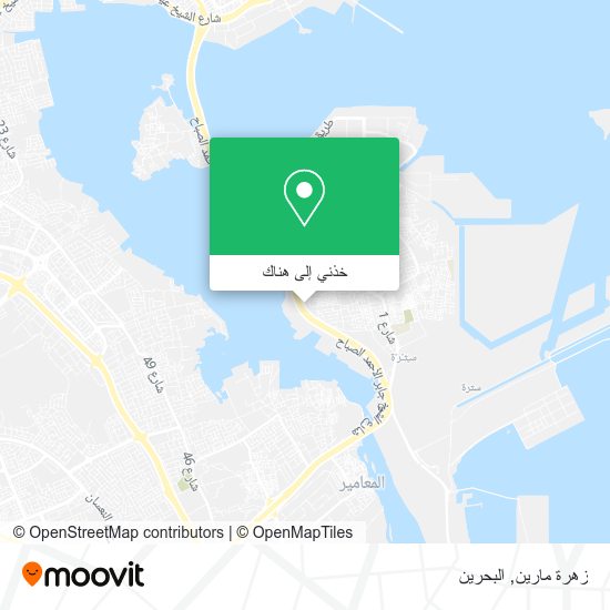 خريطة زهرة مارين