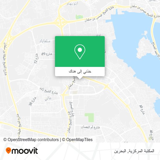 خريطة المكتبة المركزية