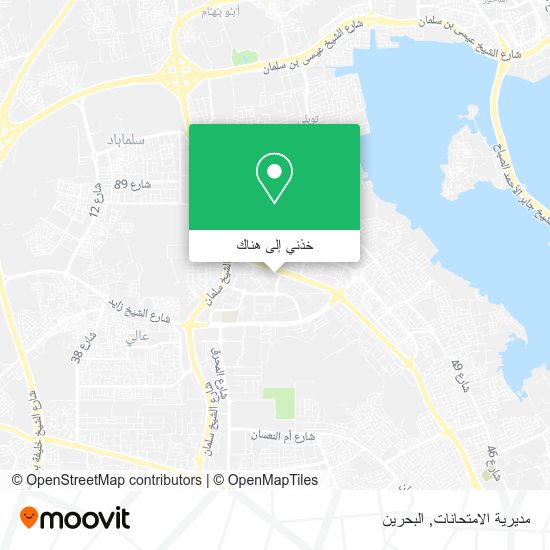 خريطة مديرية الامتحانات