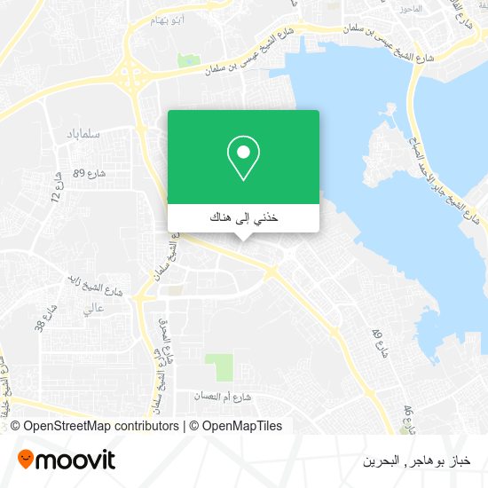 خريطة خباز بوهاجر