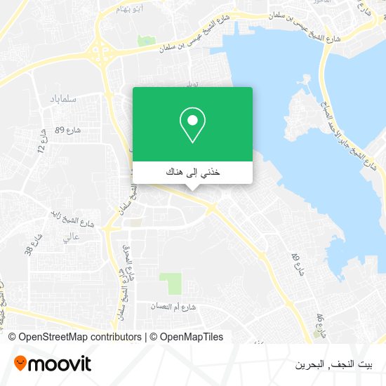 خريطة بيت النجف