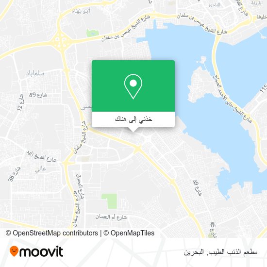 خريطة مطعم الذئب الطيب