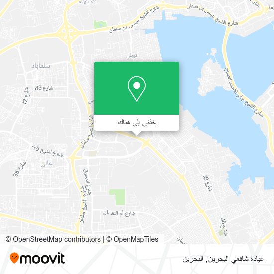 خريطة عيادة شافعي البحرين