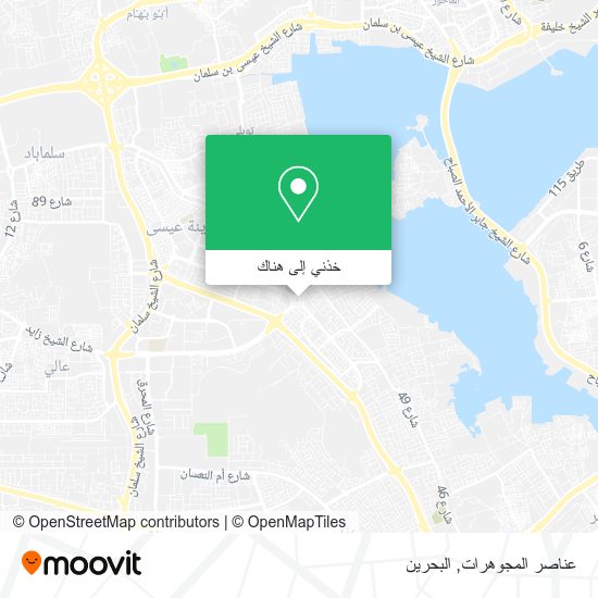 خريطة عناصر المجوهرات