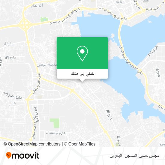 خريطة مجلس حسين المسجن