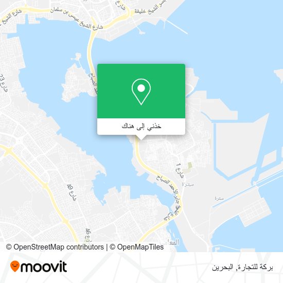 خريطة بركة للتجارة