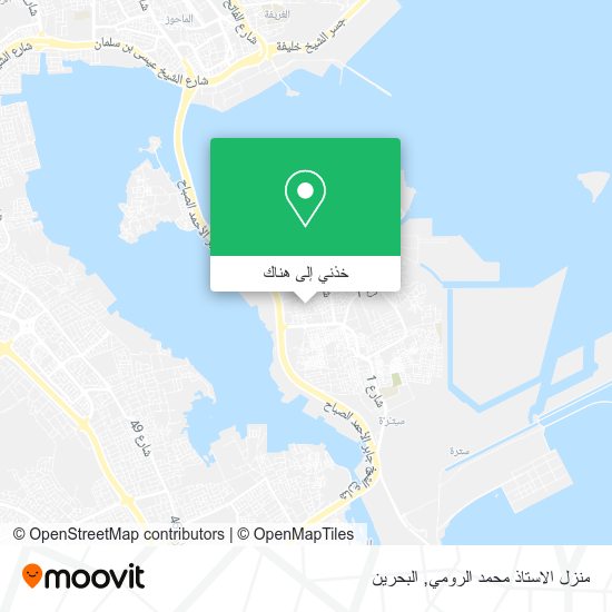 خريطة منزل الاستاذ محمد الرومي