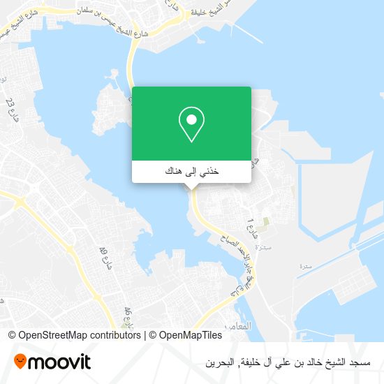 خريطة مسجد الشيخ خالد بن علي آل خليفة