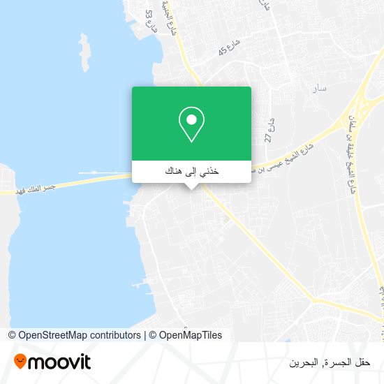 خريطة حقل الجسرة