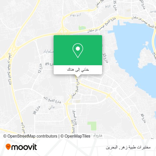 خريطة مختبرات طبية زهر