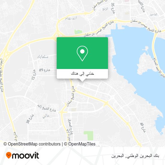 خريطة بنك البحرين الوطني
