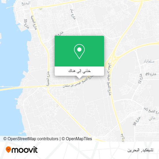 خريطة تشيفكيد