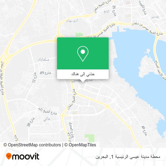 خريطة محطة مدينة عيسى الرئيسية 1