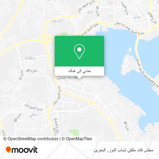 خريطة مجلس قائد ملتقى شباب النور