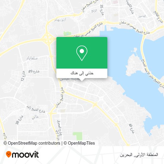خريطة المنطقة الأولى