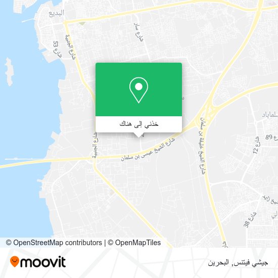 خريطة جيشي فيتنس