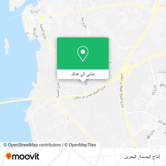 خريطة إنتاج البصمة