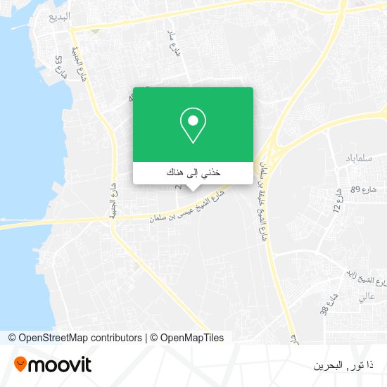 خريطة ذا تور