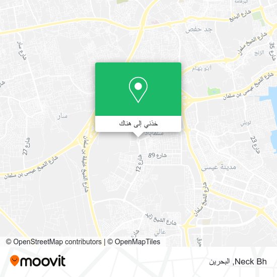 خريطة Neck Bh