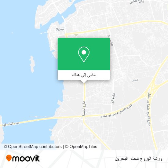 خريطة ورشة البروج للحام